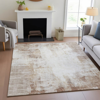 Piper Looms Chantille Modern ACN2171 Beige Machine Washable Area Rug Lifestyle Image Feature