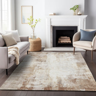 Piper Looms Chantille Modern ACN2171 Beige Machine Washable Area Rug Lifestyle Image Feature