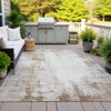 Piper Looms Chantille Modern ACN2171 Beige Machine Washable Area Rug Outdoor Lifestyle Image Feature