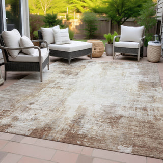 Piper Looms Chantille Modern ACN2171 Beige Machine Washable Area Rug Outdoor Lifestyle Image Feature