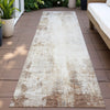Piper Looms Chantille Modern ACN2171 Beige Machine Washable Area Rug Runner Outdoor Lifestyle Image Feature