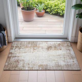 Piper Looms Chantille Modern ACN2171 Beige Machine Washable Area Rug Scatter Lifestyle Image Feature