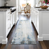 Piper Looms Chantille Modern ACN2171 Blue Machine Washable Area Rug Runner Lifestyle Image Feature