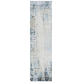 Piper Looms Chantille Modern ACN2171 Blue Machine Washable Area Rug Runner Main Image