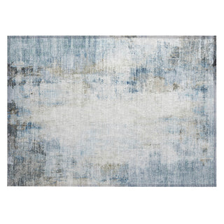 Piper Looms Chantille Modern ACN2171 Blue Machine Washable Area Rug Scatter Main Image