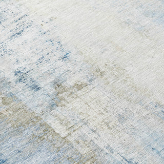 Piper Looms Chantille Modern ACN2171 Blue Machine Washable Area Rug Swatch Image