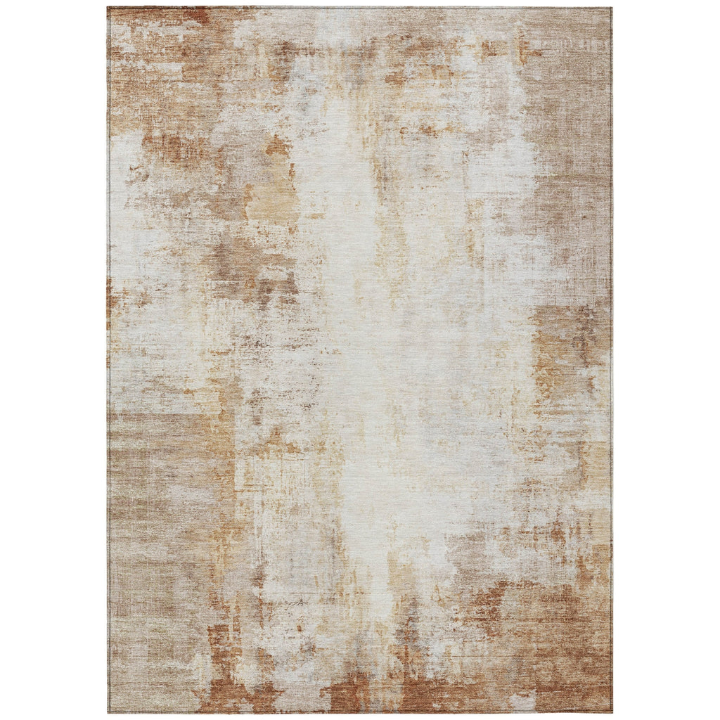 Piper Looms Chantille Modern ACN2171 Copper Machine Washable Area Rug main image