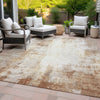 Piper Looms Chantille Modern ACN2171 Copper Machine Washable Area Rug Outdoor Lifestyle Image Feature