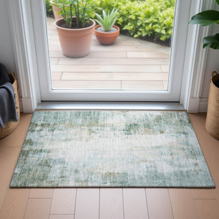 Piper Looms Chantille Modern ACN2171 Sage Machine Washable Area Rug Scatter Lifestyle Image Feature