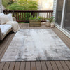 Piper Looms Chantille Modern ACN2171 Taupe Machine Washable Area Rug Outdoor Lifestyle Image Feature