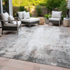 Piper Looms Chantille Modern ACN2171 Taupe Machine Washable Area Rug Outdoor Lifestyle Image Feature