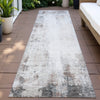 Piper Looms Chantille Modern ACN2171 Taupe Machine Washable Area Rug Runner Outdoor Lifestyle Image Feature
