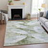 Piper Looms Chantille Floral ACN2172 Aloe Machine Washable Area Rug Lifestyle Image Feature