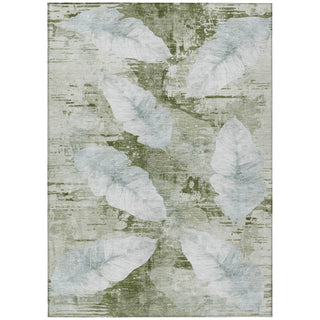 Piper Looms Chantille Floral ACN2172 Aloe Machine Washable Area Rug main image