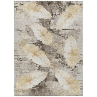 Piper Looms Chantille Floral ACN2172 Brown Machine Washable Area Rug main image