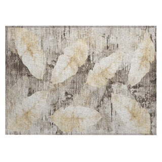 Piper Looms Chantille Floral ACN2172 Brown Machine Washable Area Rug Scatter Main Image
