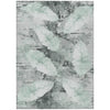 Piper Looms Chantille Floral ACN2172 Teal Machine Washable Area Rug main image