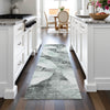 Piper Looms Chantille Floral ACN2172 Teal Machine Washable Area Rug Runner Lifestyle Image Feature