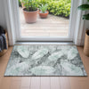 Piper Looms Chantille Floral ACN2172 Teal Machine Washable Area Rug Scatter Lifestyle Image Feature