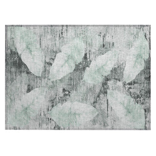 Piper Looms Chantille Floral ACN2172 Teal Machine Washable Area Rug Scatter Main Image