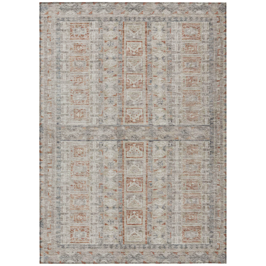 Piper Looms Chantille Stripes ACN2173 Beige Machine Washable Area Rug main image