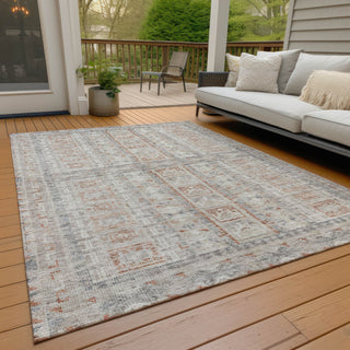 Piper Looms Chantille Stripes ACN2173 Beige Machine Washable Area Rug Outdoor Lifestyle Image Feature