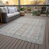 Piper Looms Chantille Stripes ACN2173 Beige Machine Washable Area Rug Outdoor Lifestyle Image Feature