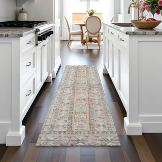 Piper Looms Chantille Stripes ACN2173 Beige Machine Washable Area Rug Runner Lifestyle Image Feature
