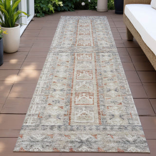 Piper Looms Chantille Stripes ACN2173 Beige Machine Washable Area Rug Runner Outdoor Lifestyle Image Feature
