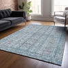 Piper Looms Chantille Stripes ACN2173 Blue Machine Washable Area Rug Lifestyle Image Feature