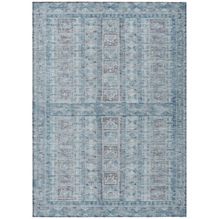 Piper Looms Chantille Stripes ACN2173 Blue Machine Washable Area Rug main image