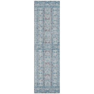 Piper Looms Chantille Stripes ACN2173 Blue Machine Washable Area Rug Runner Main Image