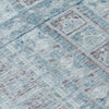 Piper Looms Chantille Stripes ACN2173 Blue Machine Washable Area Rug Swatch Image