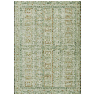 Piper Looms Chantille Stripes ACN2173 Green Machine Washable Area Rug main image