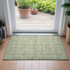 Piper Looms Chantille Stripes ACN2173 Green Machine Washable Area Rug Scatter Lifestyle Image Feature