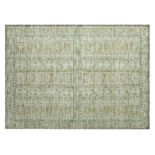 Piper Looms Chantille Stripes ACN2173 Green Machine Washable Area Rug Scatter Main Image
