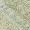 Piper Looms Chantille Stripes ACN2173 Green Machine Washable Area Rug Swatch Image