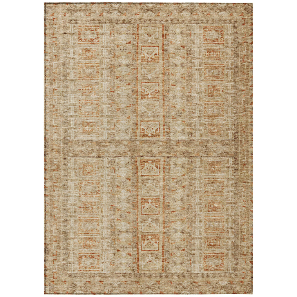 Piper Looms Chantille Stripes ACN2173 Paprika Machine Washable Area Rug main image