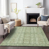 Piper Looms Chantille Stripes ACN2173 Sage Machine Washable Area Rug Lifestyle Image Feature