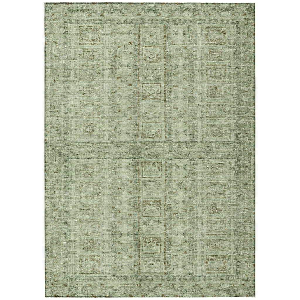 Piper Looms Chantille Stripes ACN2173 Sage Machine Washable Area Rug main image