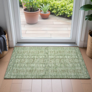 Piper Looms Chantille Stripes ACN2173 Sage Machine Washable Area Rug Scatter Lifestyle Image Feature