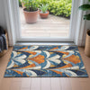 Piper Looms Chantille Modern ACN2174 Blue Machine Washable Area Rug Scatter Lifestyle Image Feature