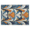 Piper Looms Chantille Modern ACN2174 Blue Machine Washable Area Rug Scatter Main Image
