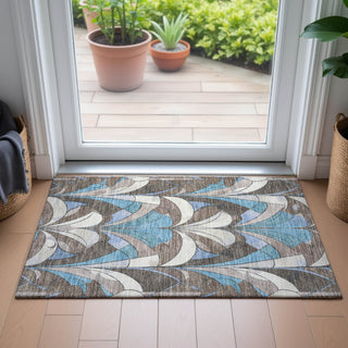 Piper Looms Chantille Modern ACN2174 Brown Machine Washable Area Rug Scatter Lifestyle Image Feature