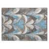 Piper Looms Chantille Modern ACN2174 Brown Machine Washable Area Rug Scatter Main Image