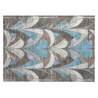 Piper Looms Chantille Modern ACN2174 Brown Machine Washable Area Rug Scatter Main Image