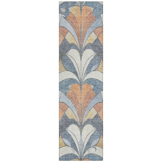 Piper Looms Chantille Modern ACN2174 Denim Machine Washable Area Rug Runner Main Image