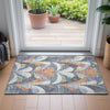 Piper Looms Chantille Modern ACN2174 Denim Machine Washable Area Rug Scatter Lifestyle Image Feature