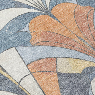 Piper Looms Chantille Modern ACN2174 Denim Machine Washable Area Rug Swatch Image