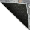 Piper Looms Chantille Modern ACN2174 Gray Machine Washable Area Rug Backing Image